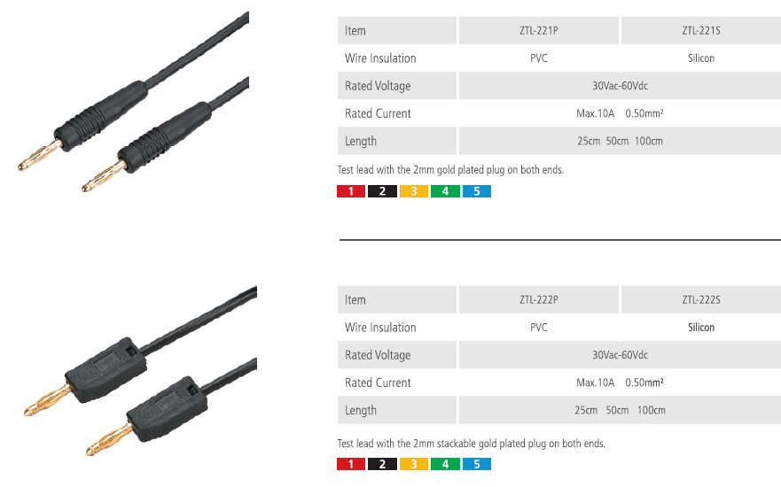 2mm Test Lead