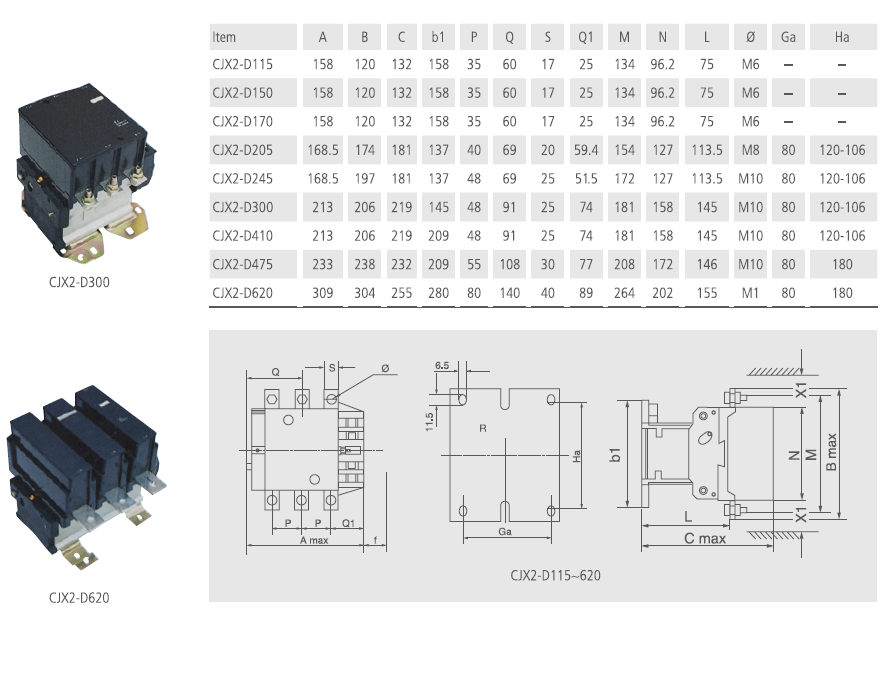 CONTACTOR CJX2 4