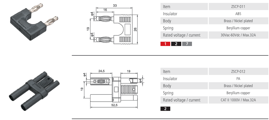 Shorting Connection Plug